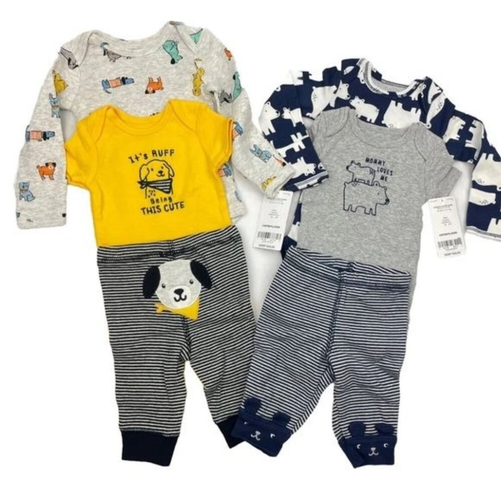2-Carter’s Baby Boy 3-pc Set Newborn